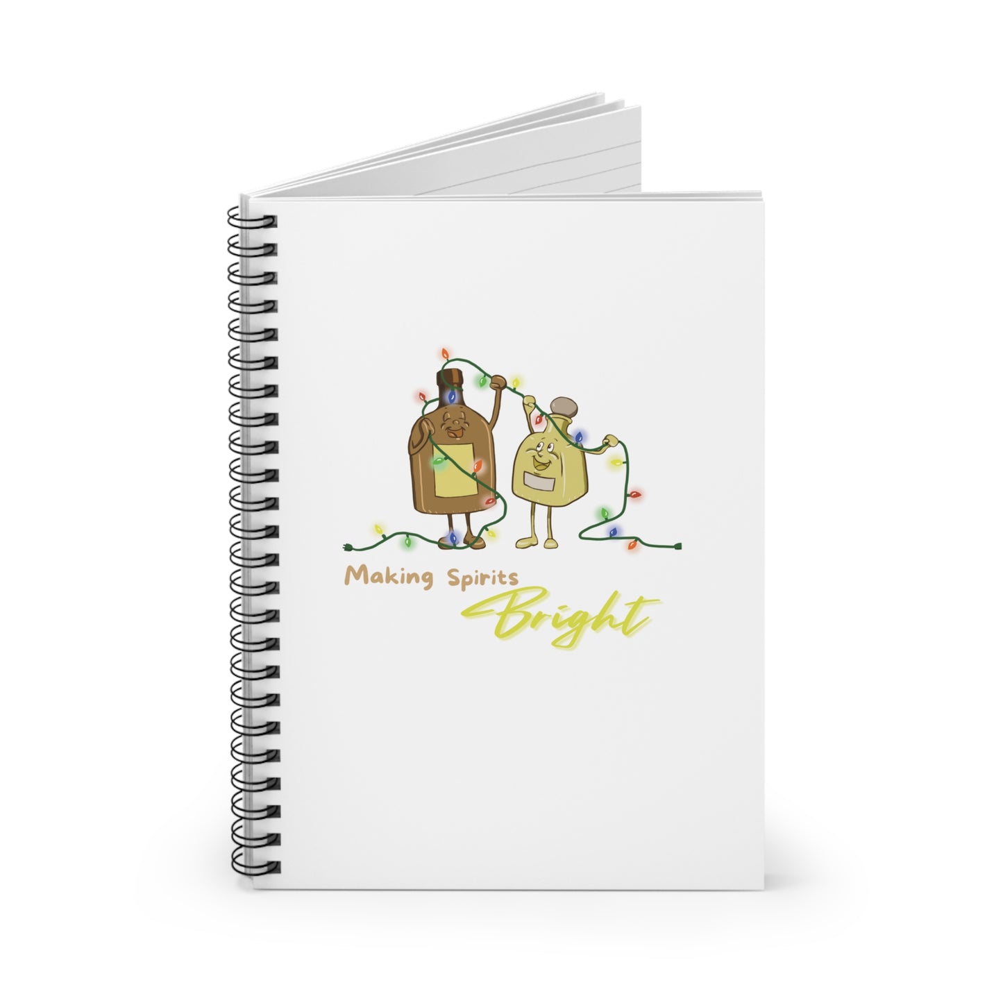 "Making Spirits Bright" Spiral Journal