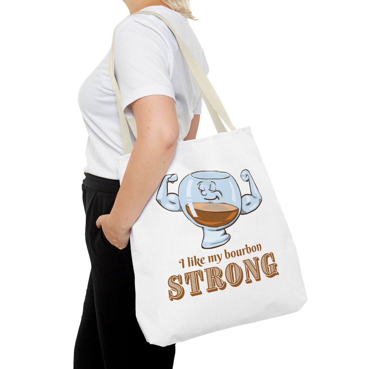 I Like My Bourbon Strong Tote Bag