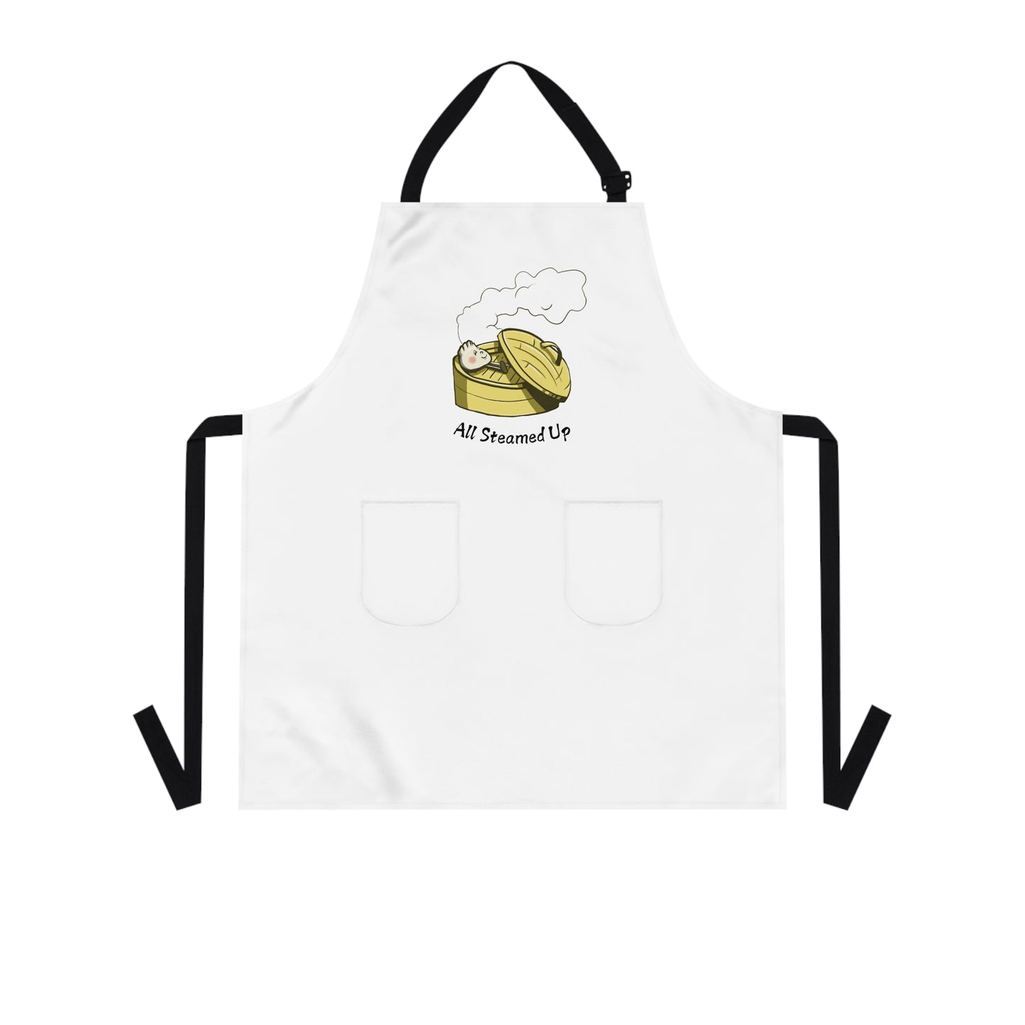 "All Steamed Up" Apron with Pockets