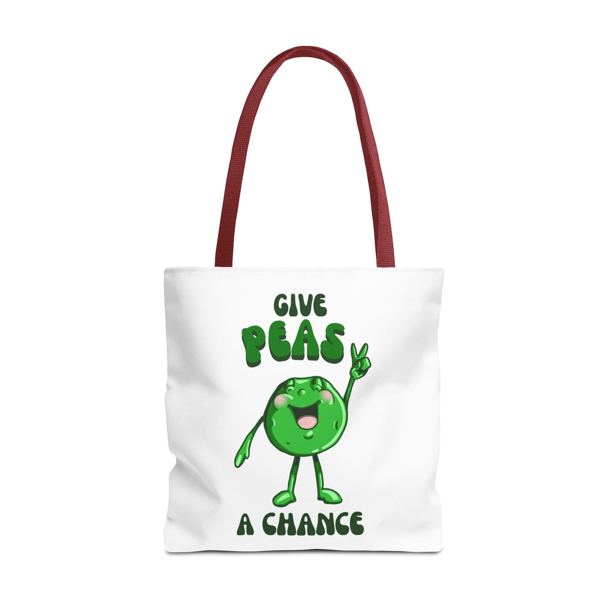 "Give Peas a Chance" Tote Bag