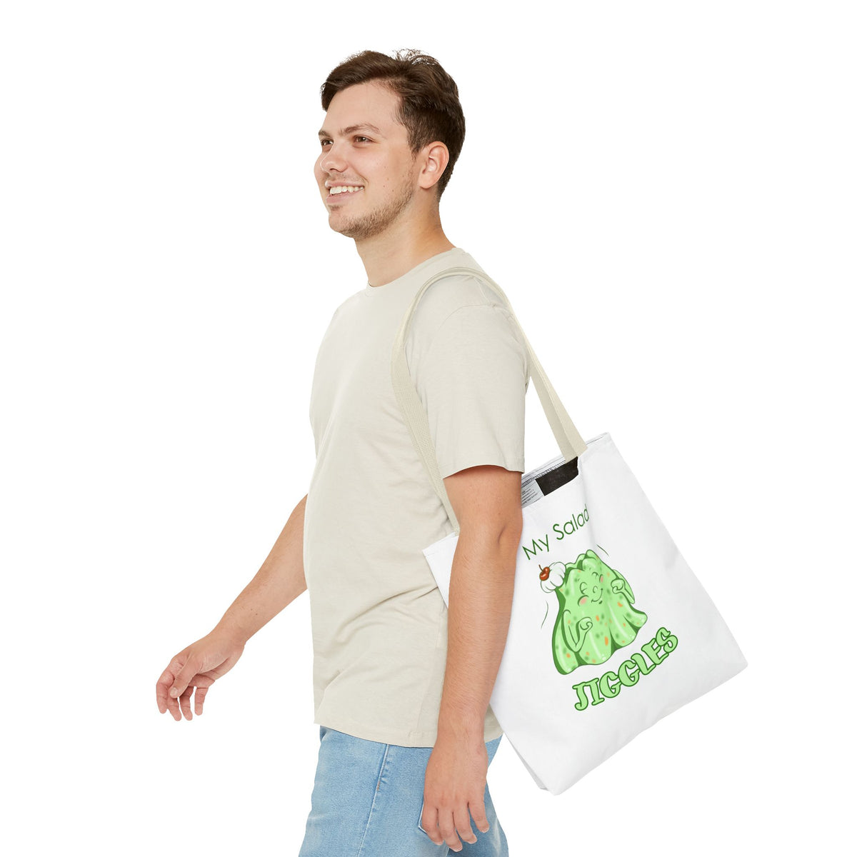 "My Salad Jiggles" Tote Bag