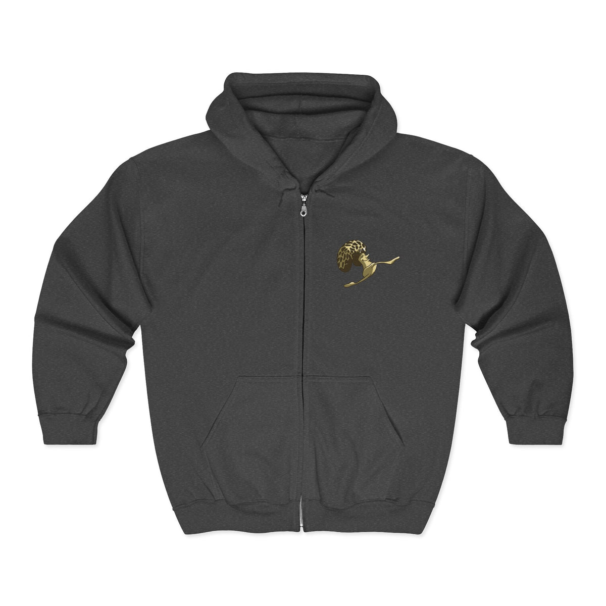 "Loose Morels" Unisex Heavy Blend™ Full Zip Hooded Sweatshirt