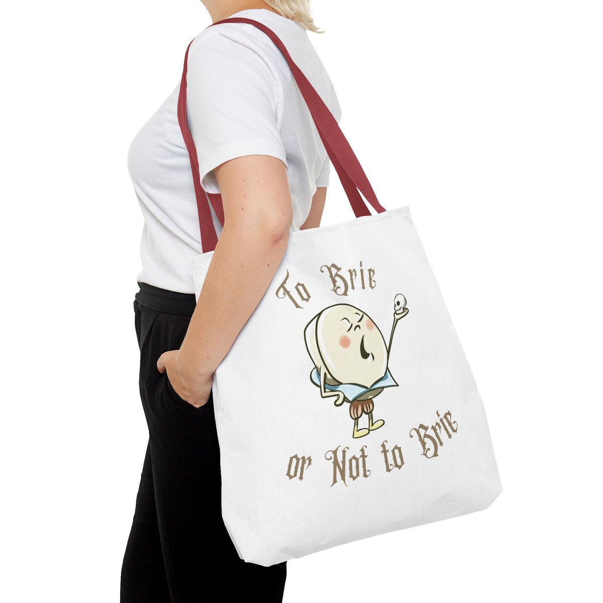 "To Brie or Not to Brie" Tote Bag