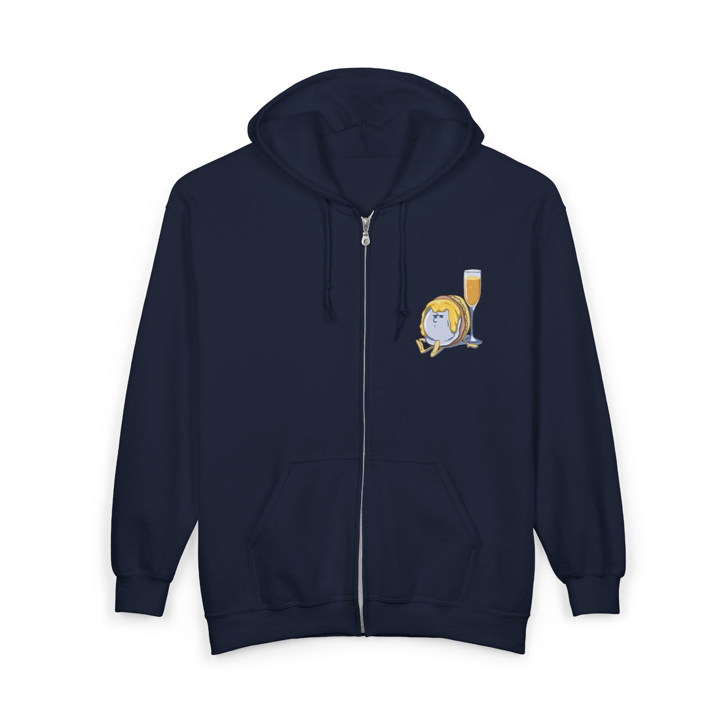 "I Have Resting Brunch Face" Unisex Heavy Blend™ Full Zip Hooded Sweatshirt