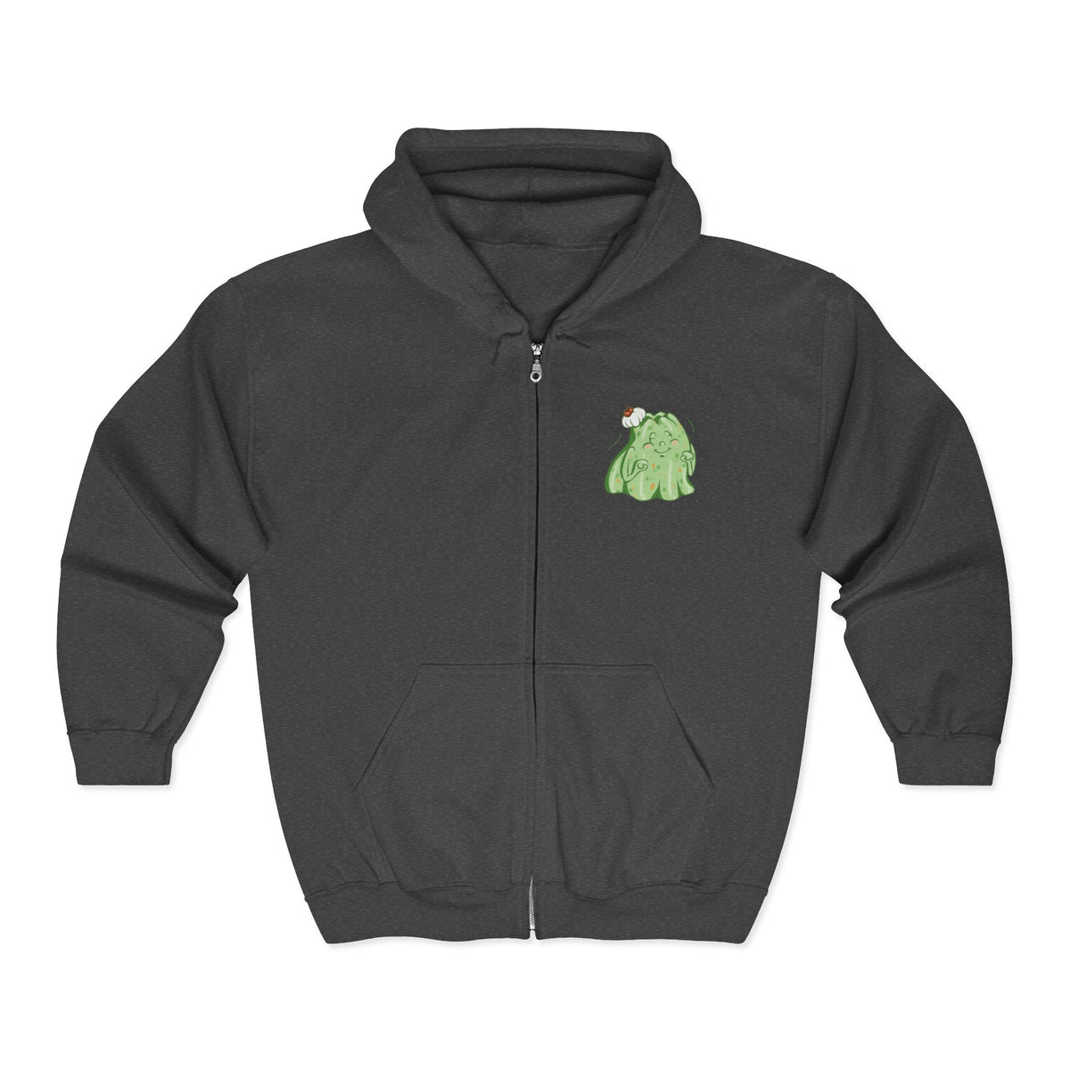 "My Salad Jiggles" Unisex Heavy Blend™ Full Zip Hooded Sweatshirt