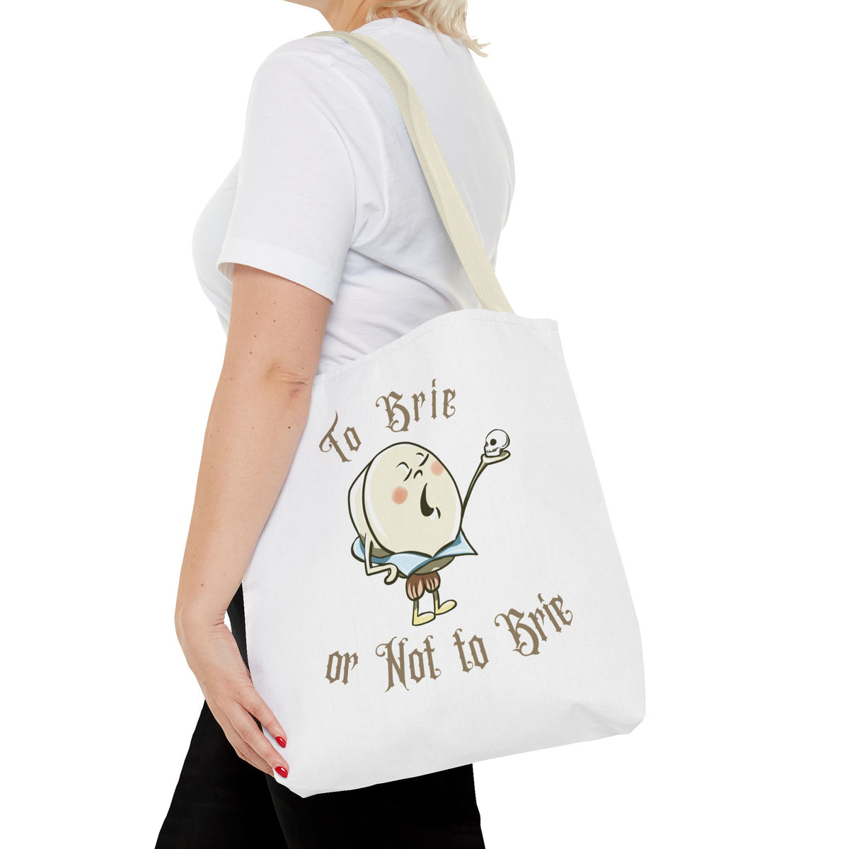 "To Brie or Not to Brie" Tote Bag