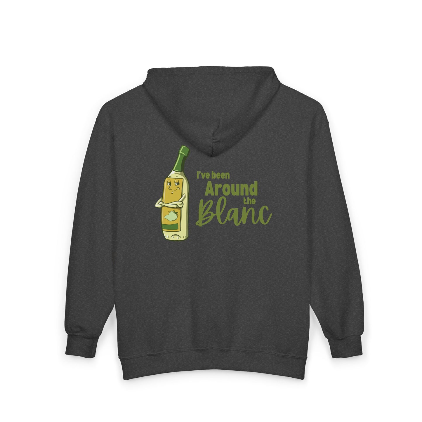 "I've Been Around the Blanc" Unisex Heavy Blend™ Full Zip Hooded Sweatshirt