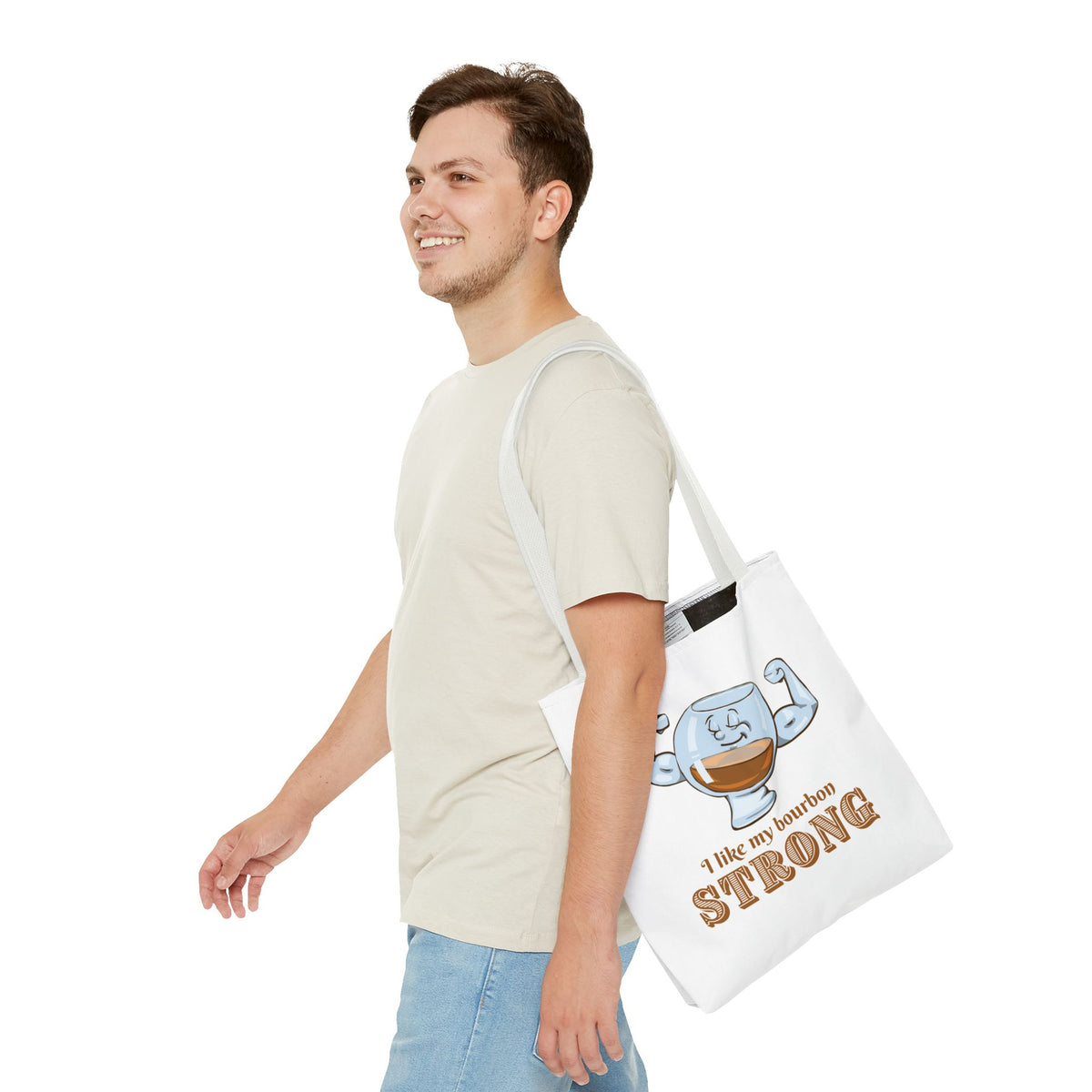 I Like My Bourbon Strong Tote Bag