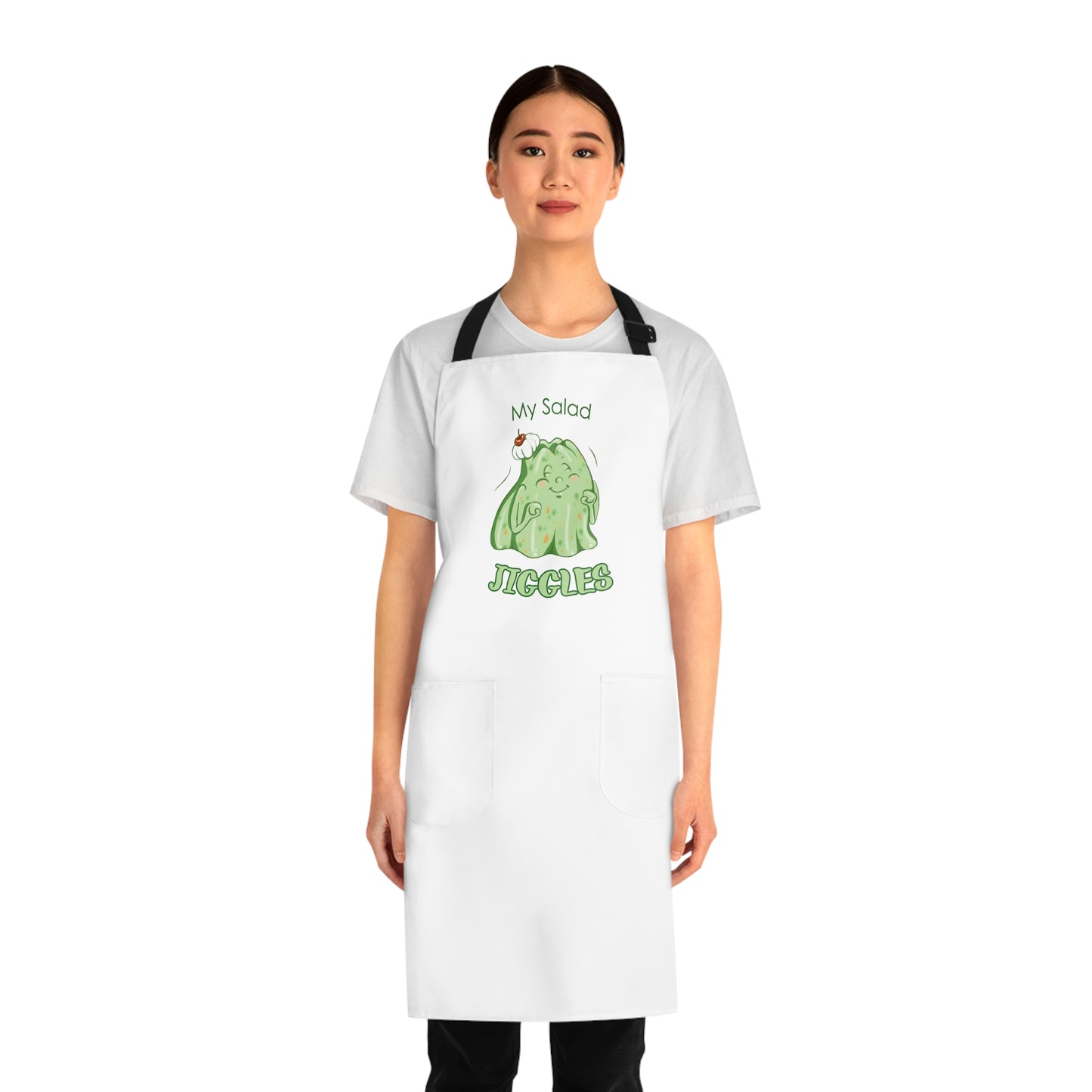 "My Salad Jiggles" Apron With Pockets