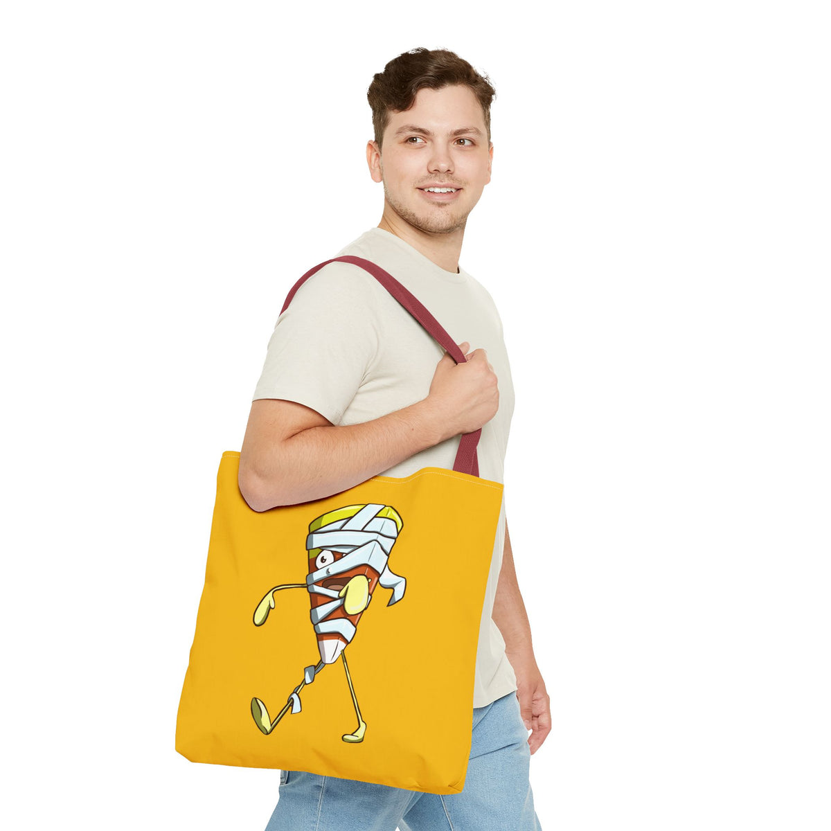 Mummy Candy Corn Tote