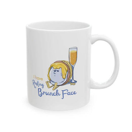 "I Have Resting Brunch Face" Ceramic Mug