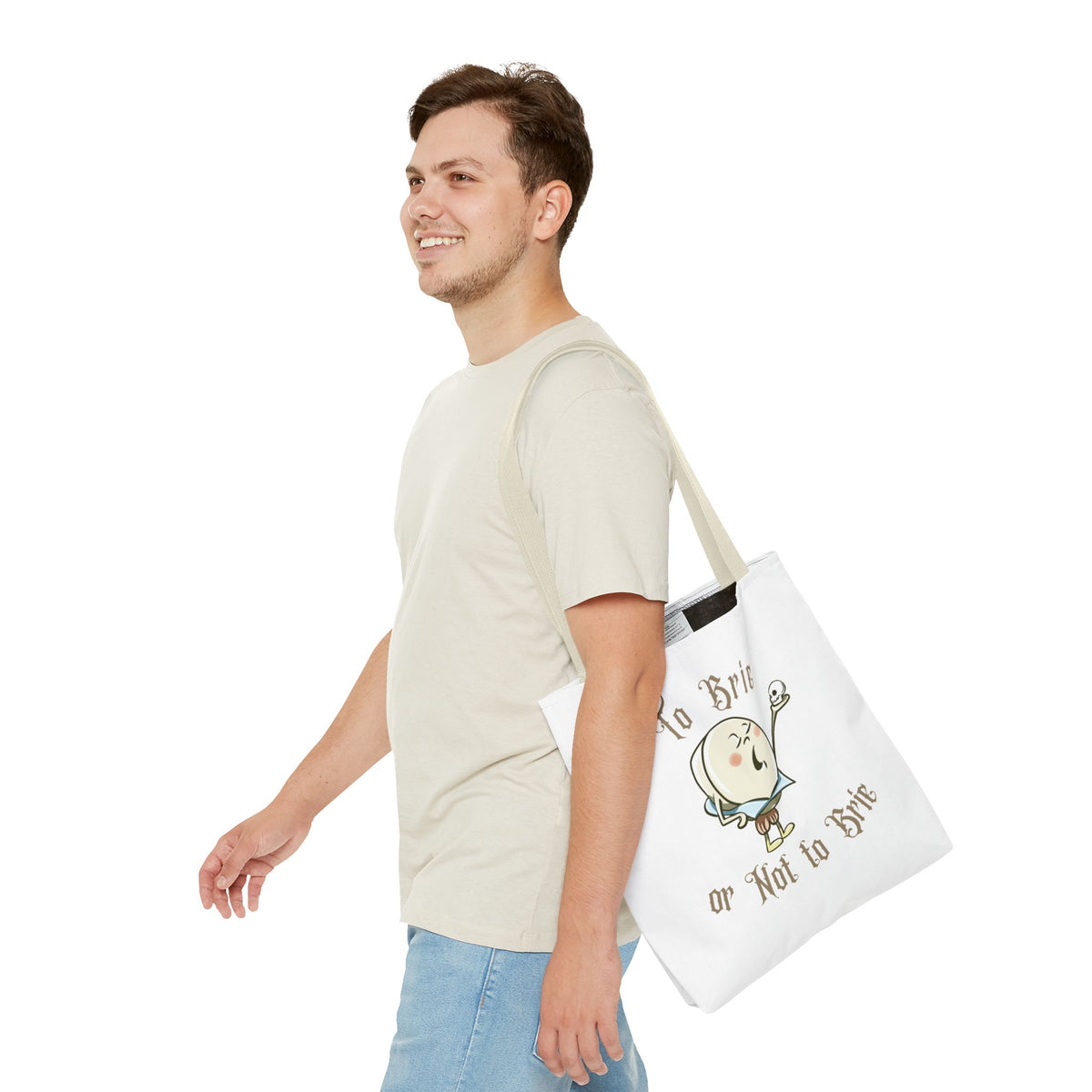 "To Brie or Not to Brie" Tote Bag