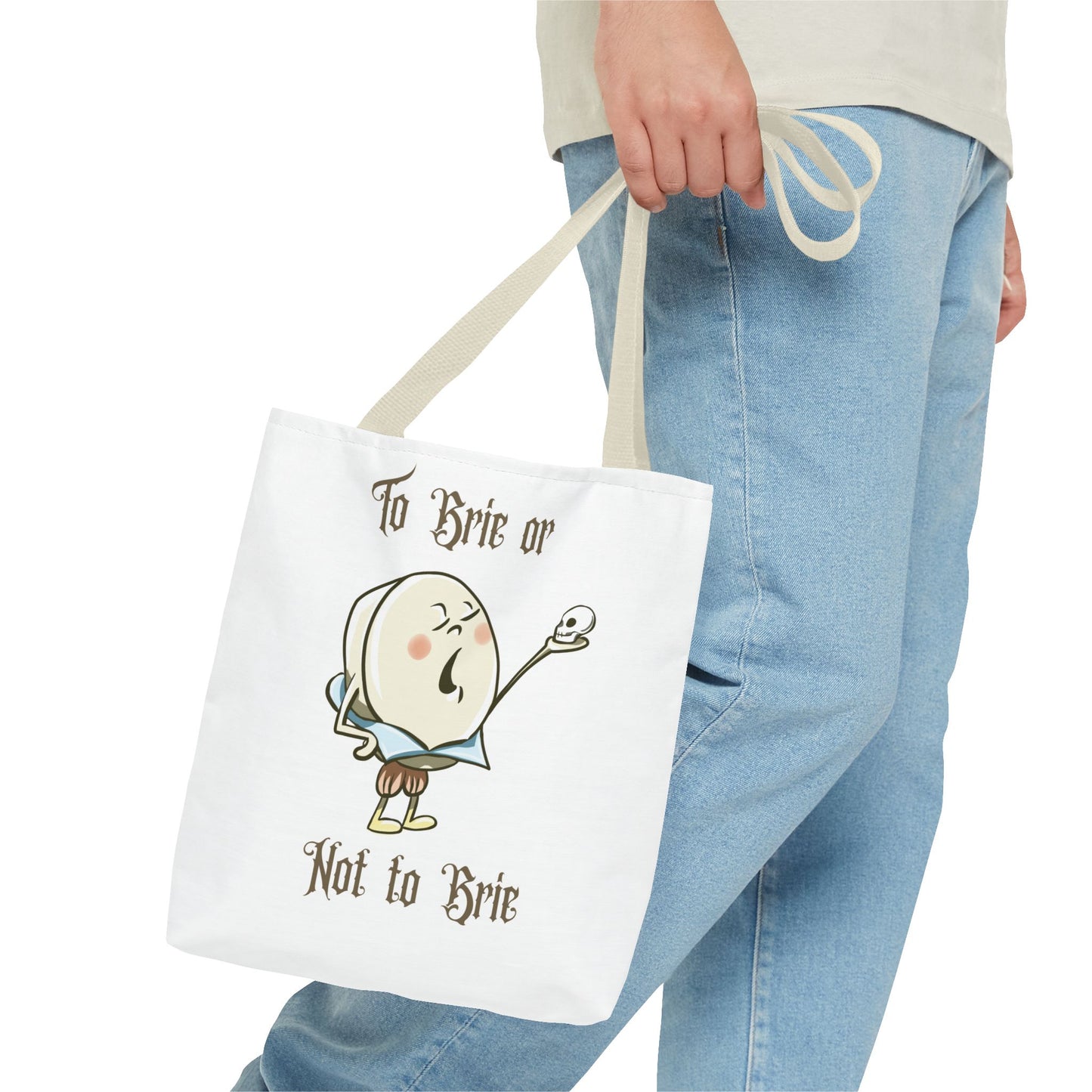 "To Brie or Not to Brie" Tote Bag