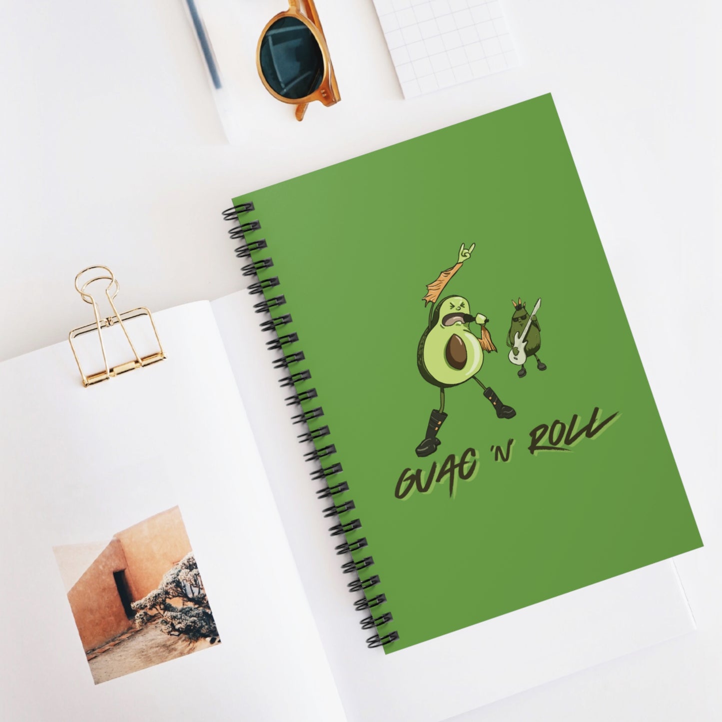 Guac N Roll Spiral Journal