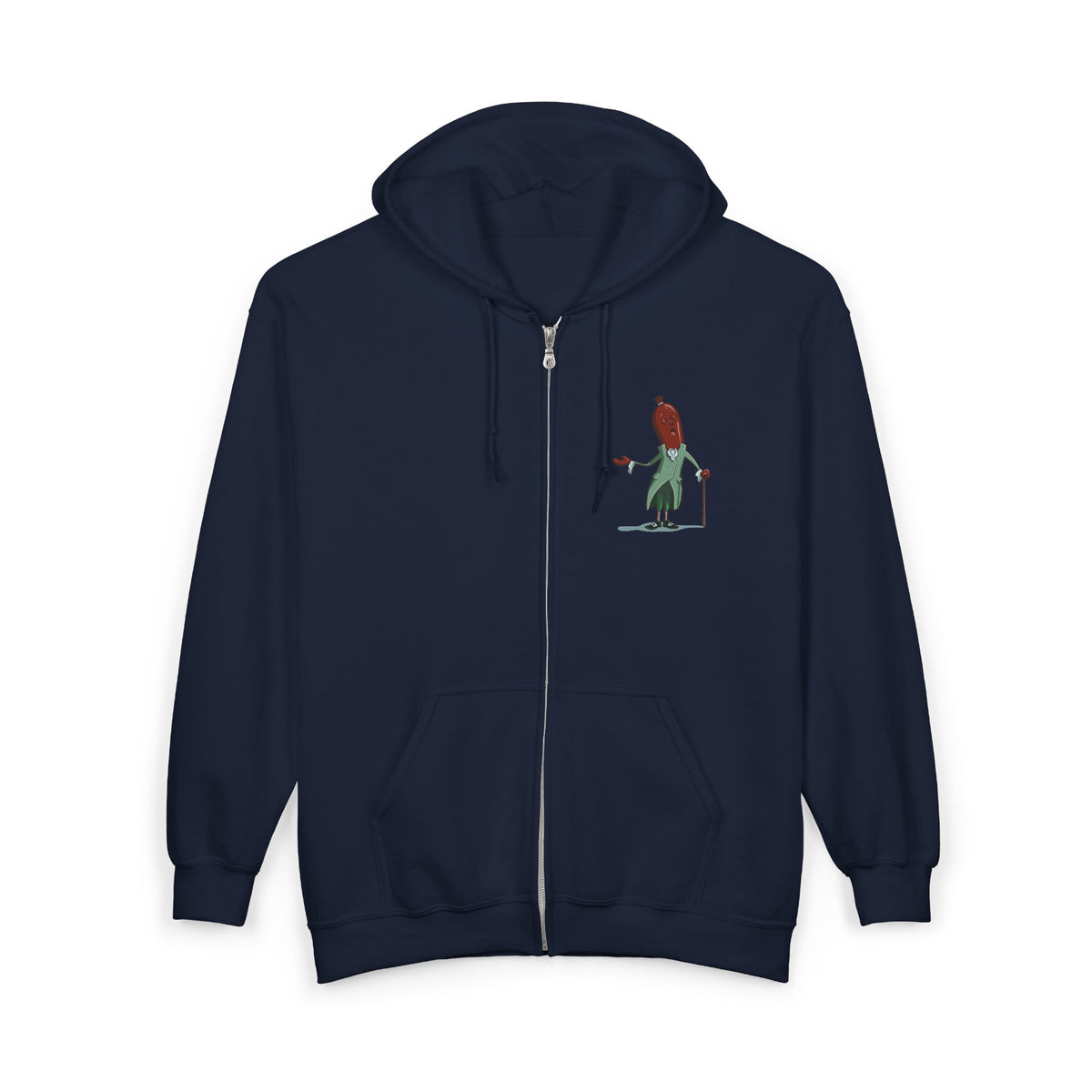 "It Was the Best of Times, It Was the Wurst of Times" Unisex Heavy Blend™ Full Zip Hooded Sweatshirt