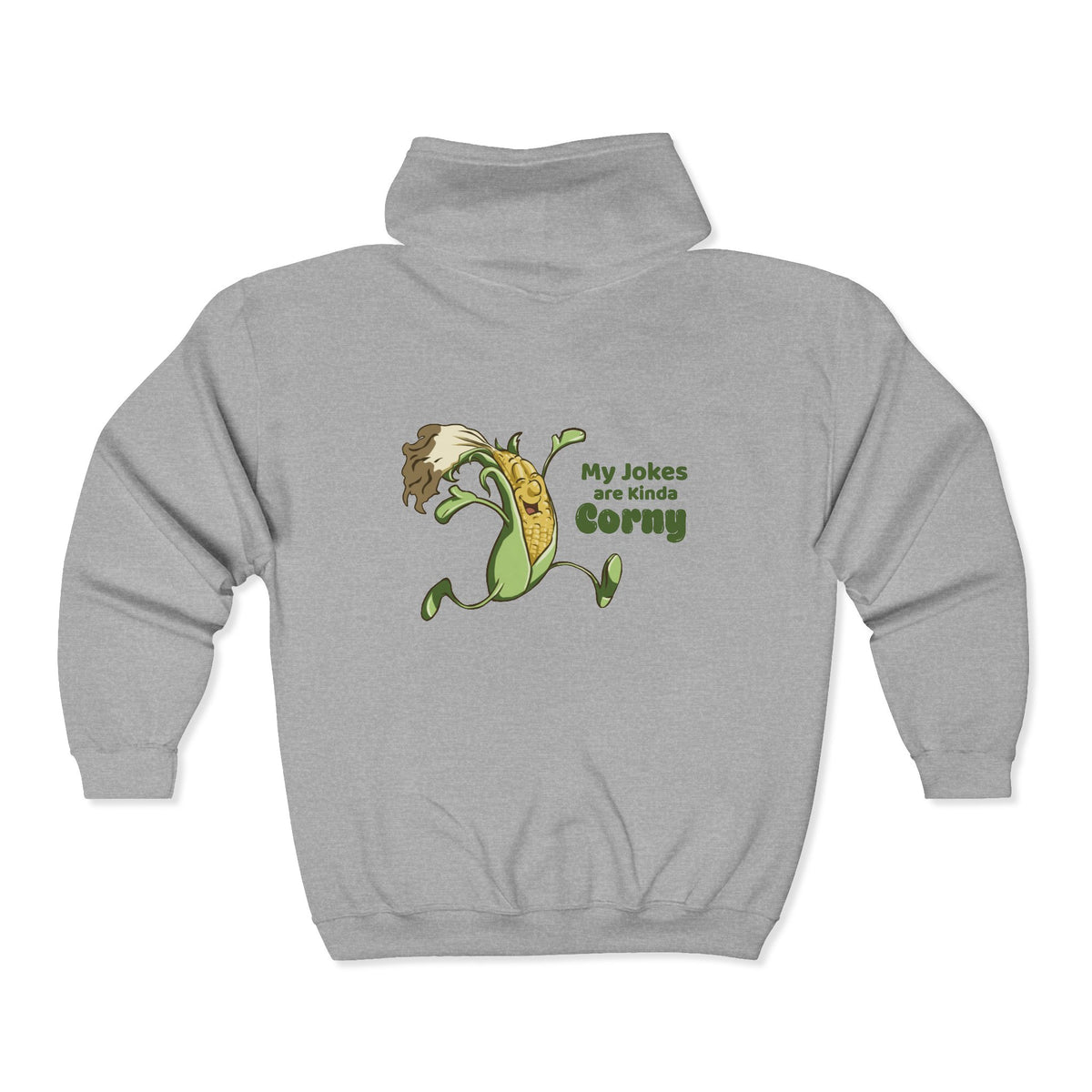 "My Jokes are Kinda Corny" Unisex Heavy Blend™ Full Zip Hooded Sweatshirt