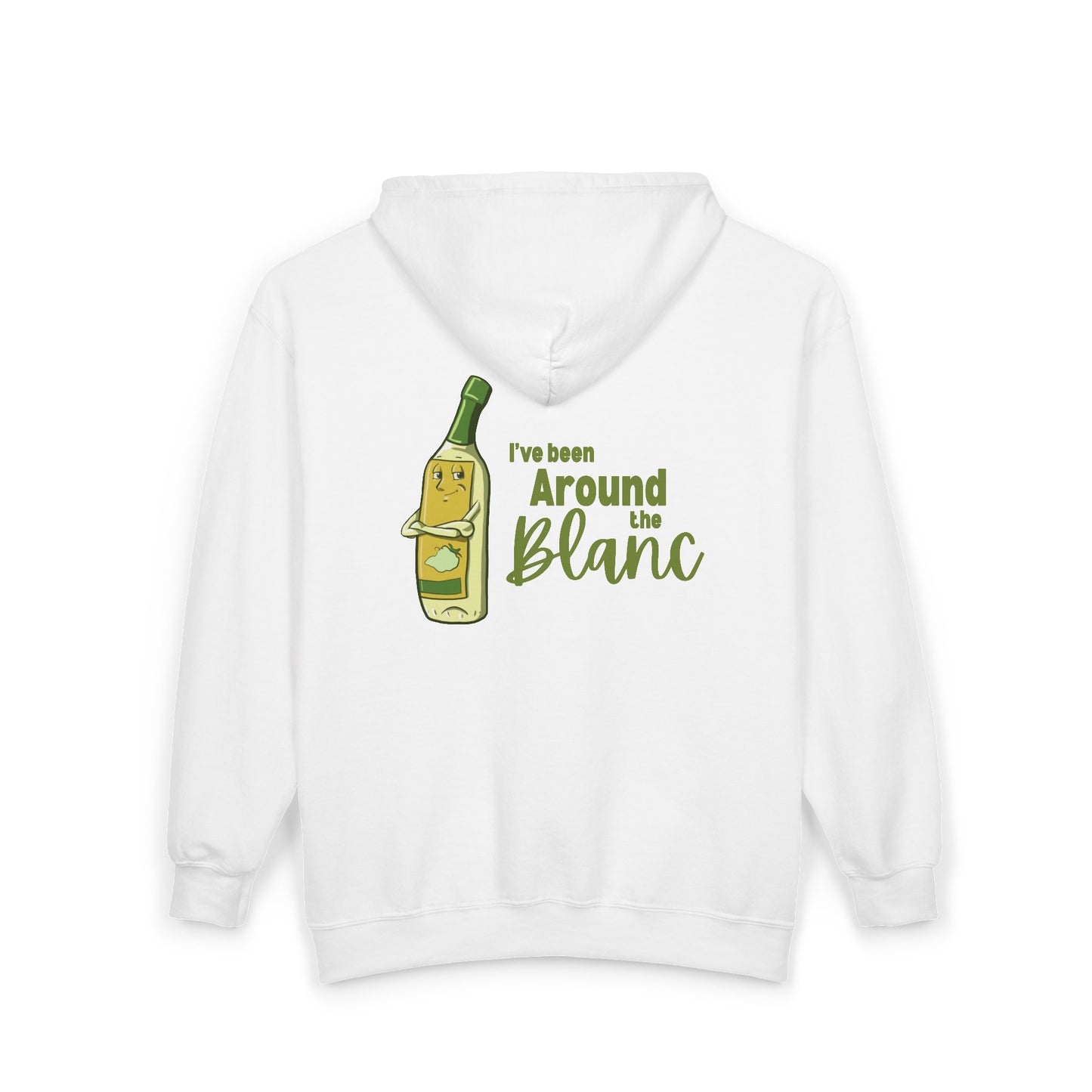 "I've Been Around the Blanc" Unisex Heavy Blend™ Full Zip Hooded Sweatshirt