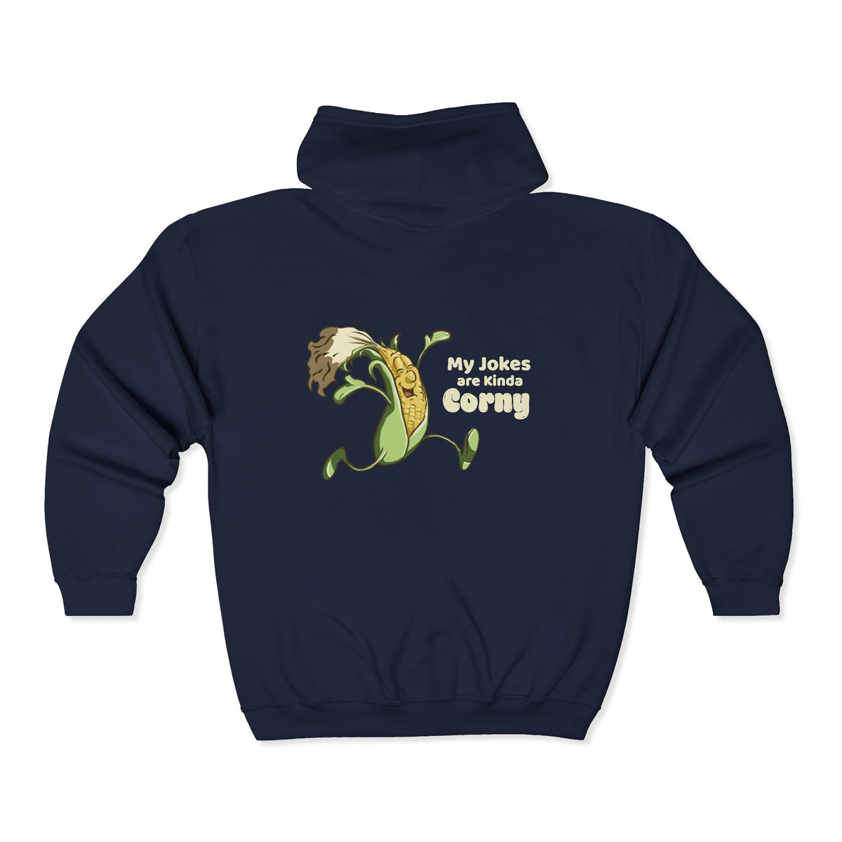 "My Jokes are Kinda Corny" Unisex Heavy Blend™ Full Zip Hooded Sweatshirt