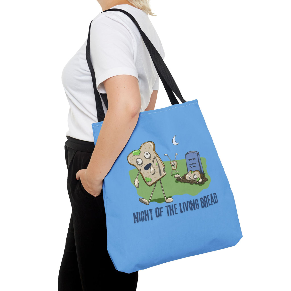 "Night of the Living Bread" Tote Bag