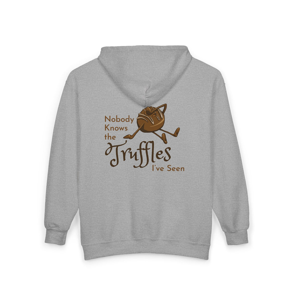"Nobody Knows the Truffles I've Seen" Unisex Heavy Blend™ Full Zip Hooded Sweatshirt