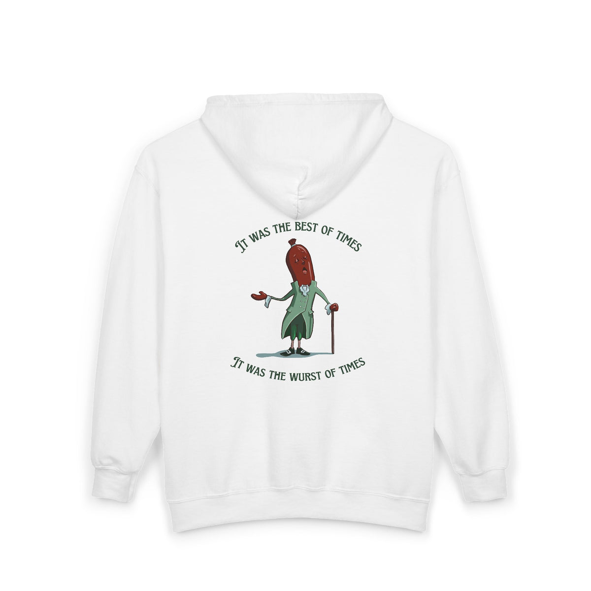 "It Was the Best of Times, It Was the Wurst of Times" Unisex Heavy Blend™ Full Zip Hooded Sweatshirt
