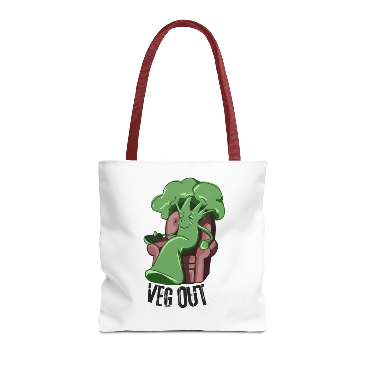 "Veg Out" Tote Bag - Fun Veggie Design for Plant Lovers