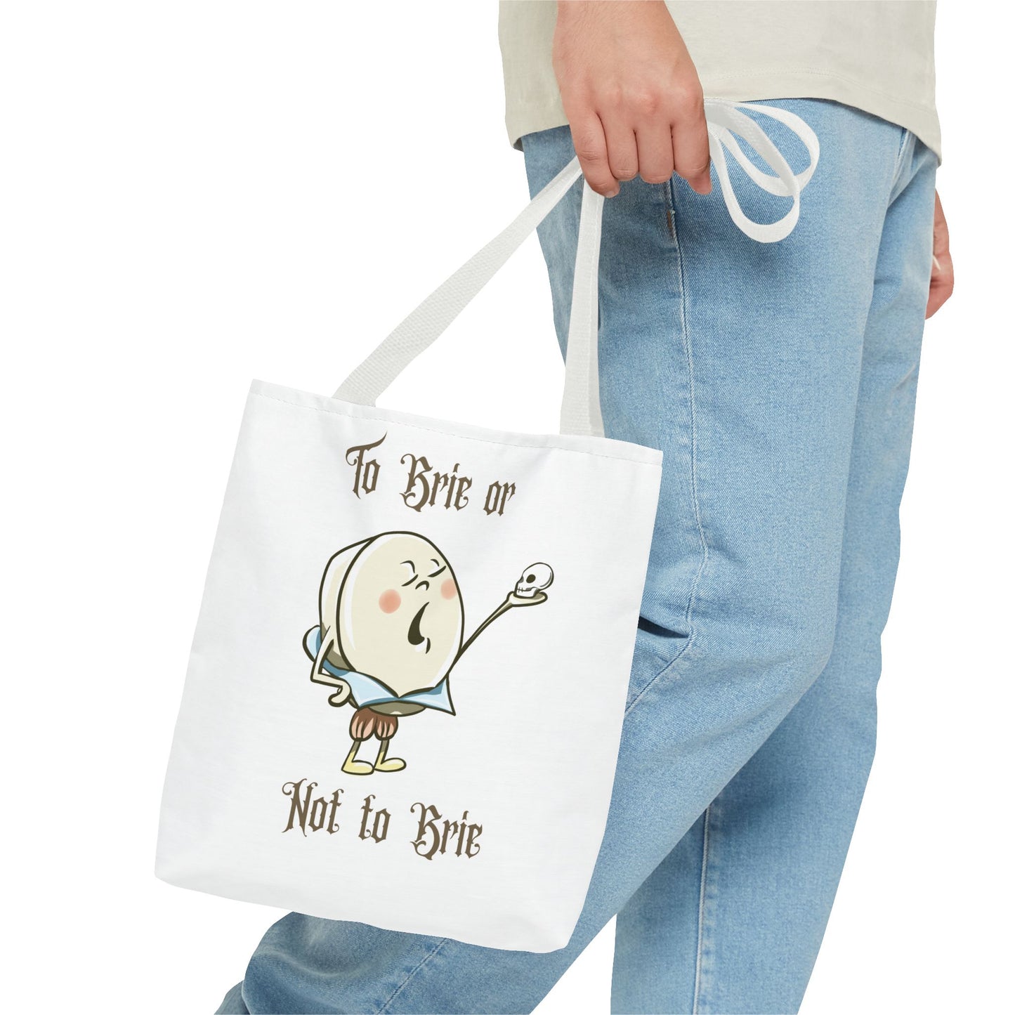 "To Brie or Not to Brie" Tote Bag