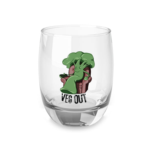 Veg Out Whiskey Glass