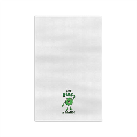 "Give Peas a Chance" Tea Towel