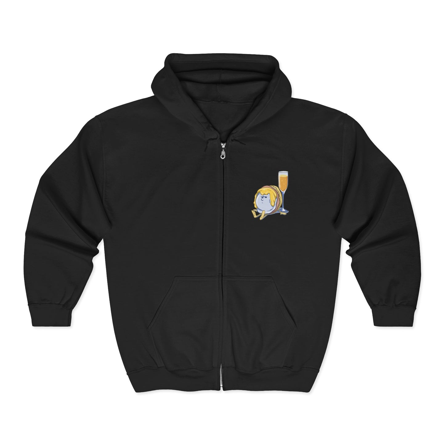 "I Have Resting Brunch Face" Unisex Heavy Blend™ Full Zip Hooded Sweatshirt