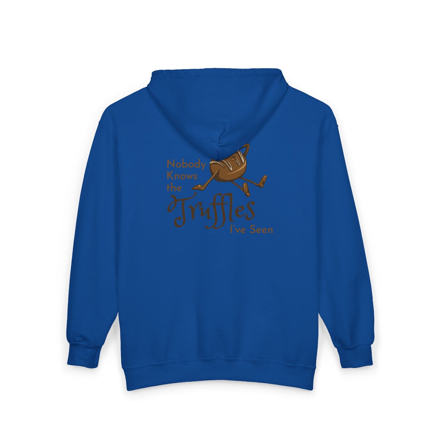 "Nobody Knows the Truffles I've Seen" Unisex Heavy Blend™ Full Zip Hooded Sweatshirt