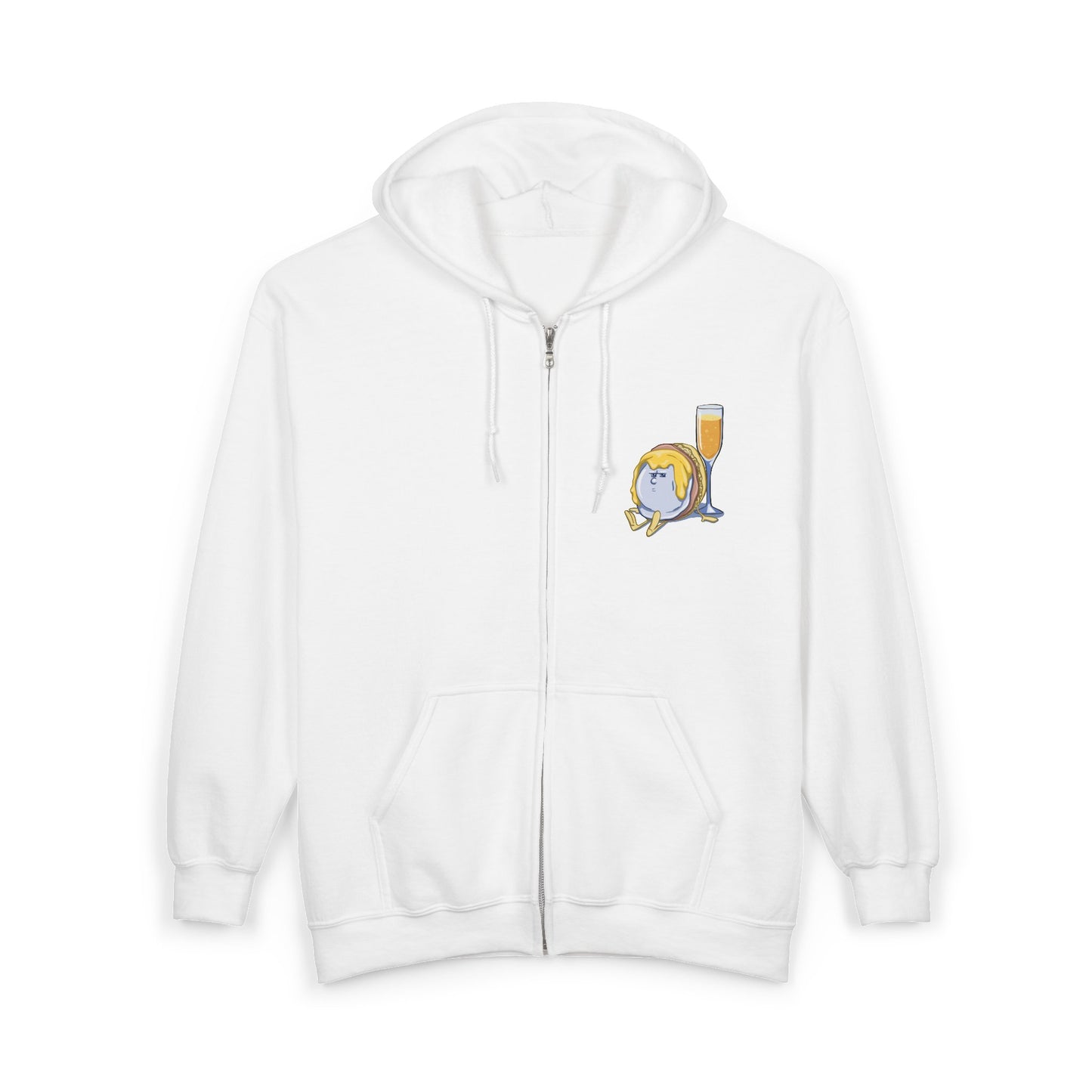 "I Have Resting Brunch Face" Unisex Heavy Blend™ Full Zip Hooded Sweatshirt