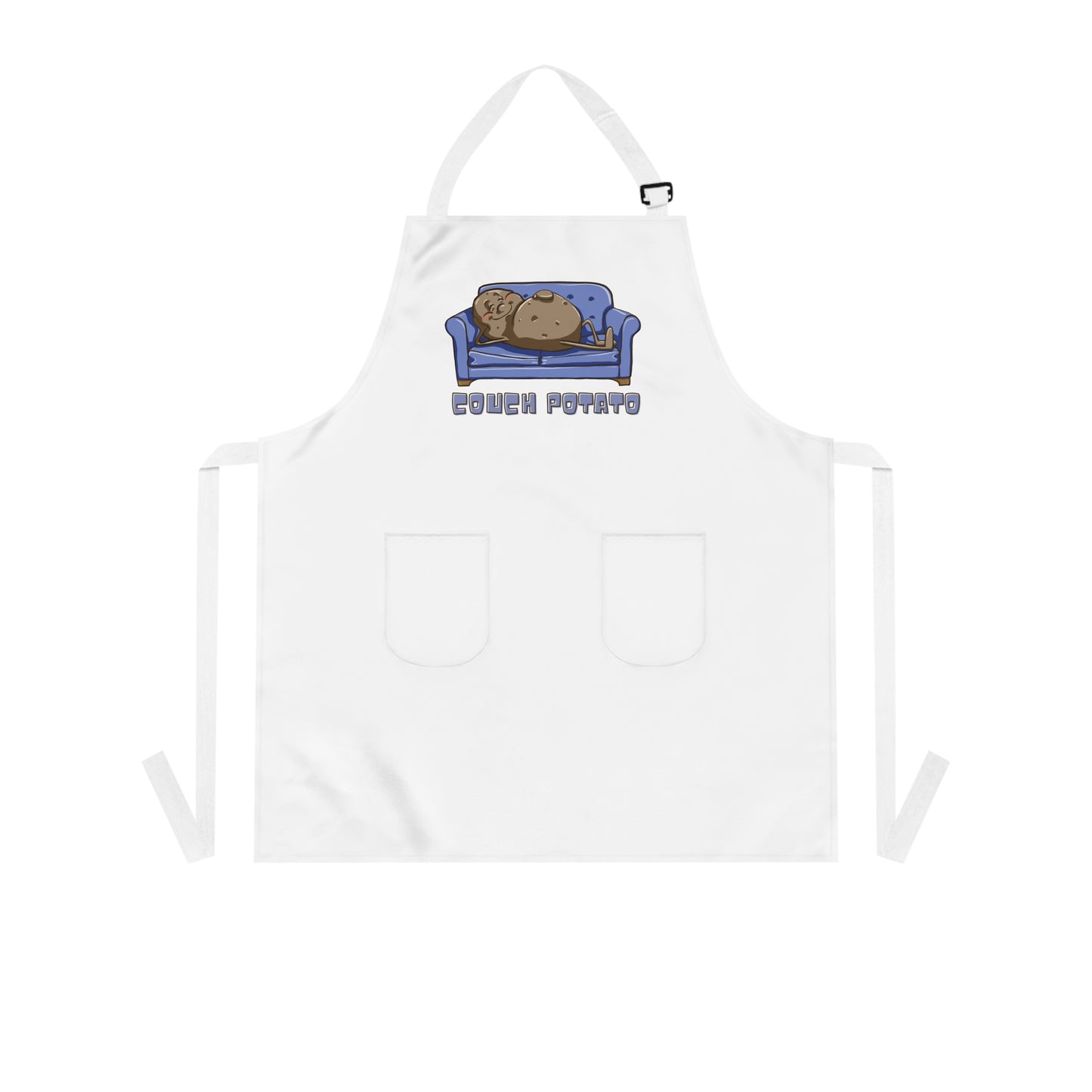 "Couch Potato"  Apron with Pockets