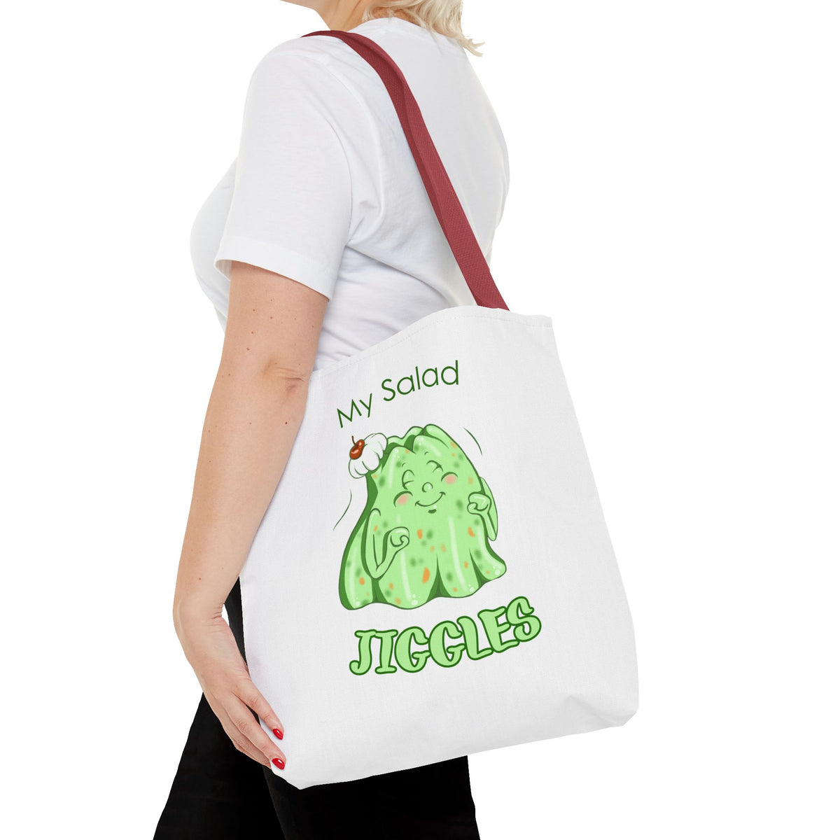 "My Salad Jiggles" Tote Bag