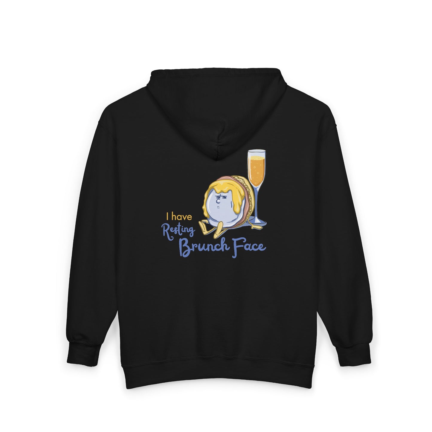 "I Have Resting Brunch Face" Unisex Heavy Blend™ Full Zip Hooded Sweatshirt