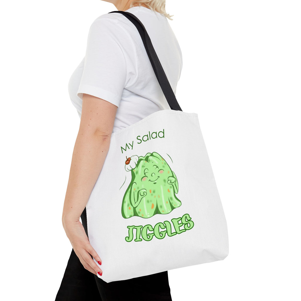 "My Salad Jiggles" Tote Bag