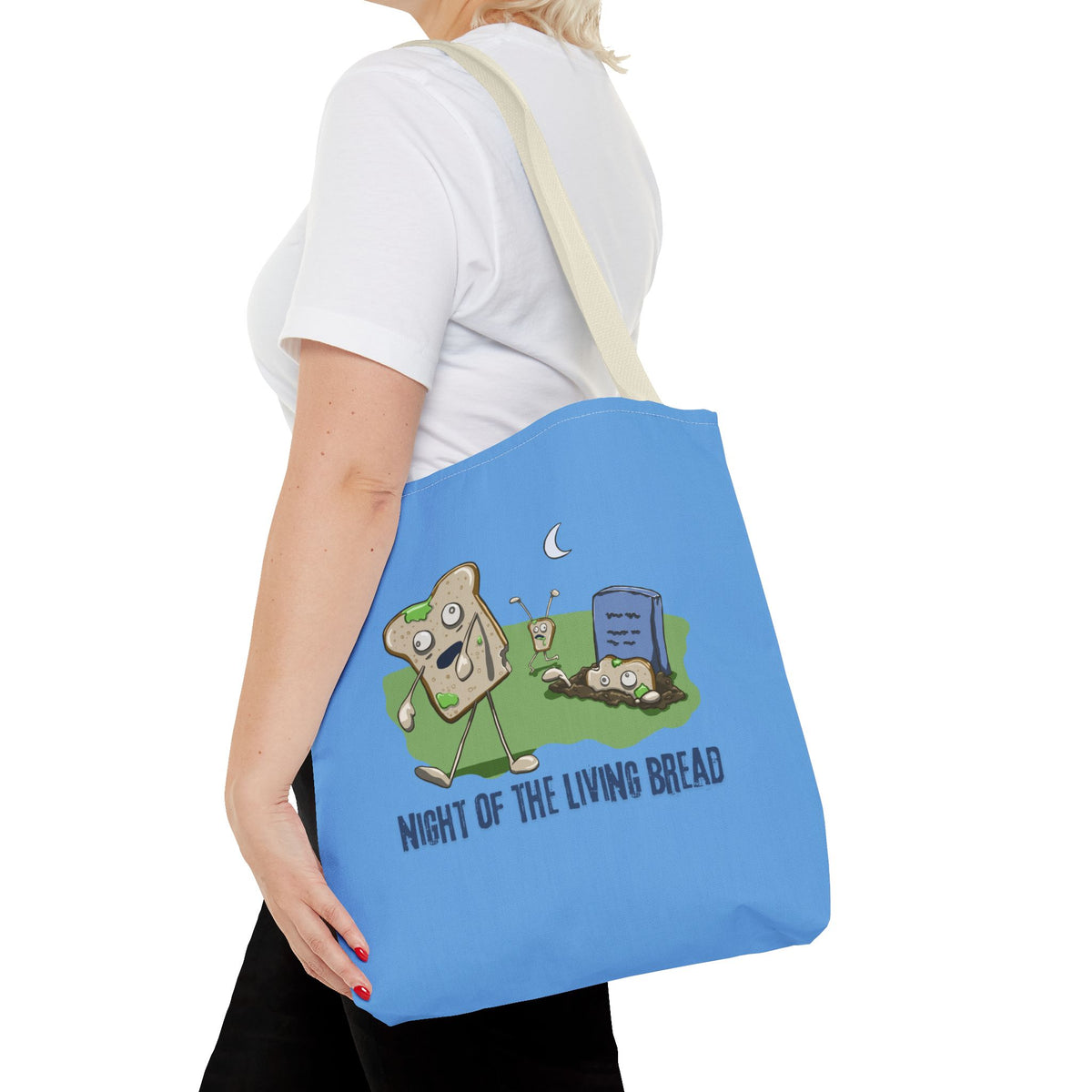 "Night of the Living Bread" Tote Bag