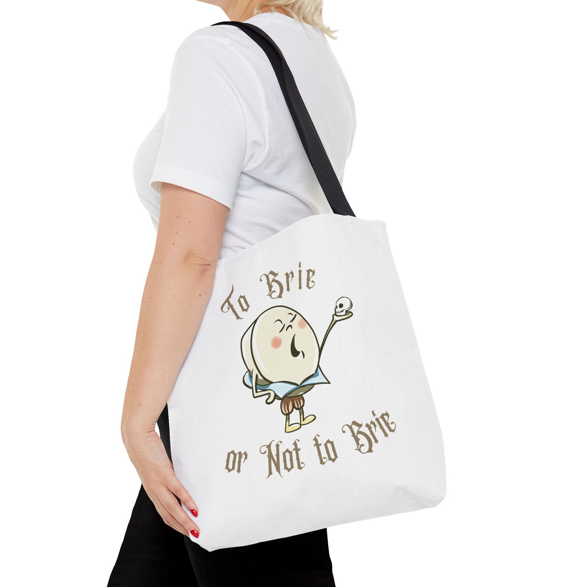 "To Brie or Not to Brie" Tote Bag