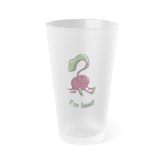 "I'm Beet" Frosted Pint Glass