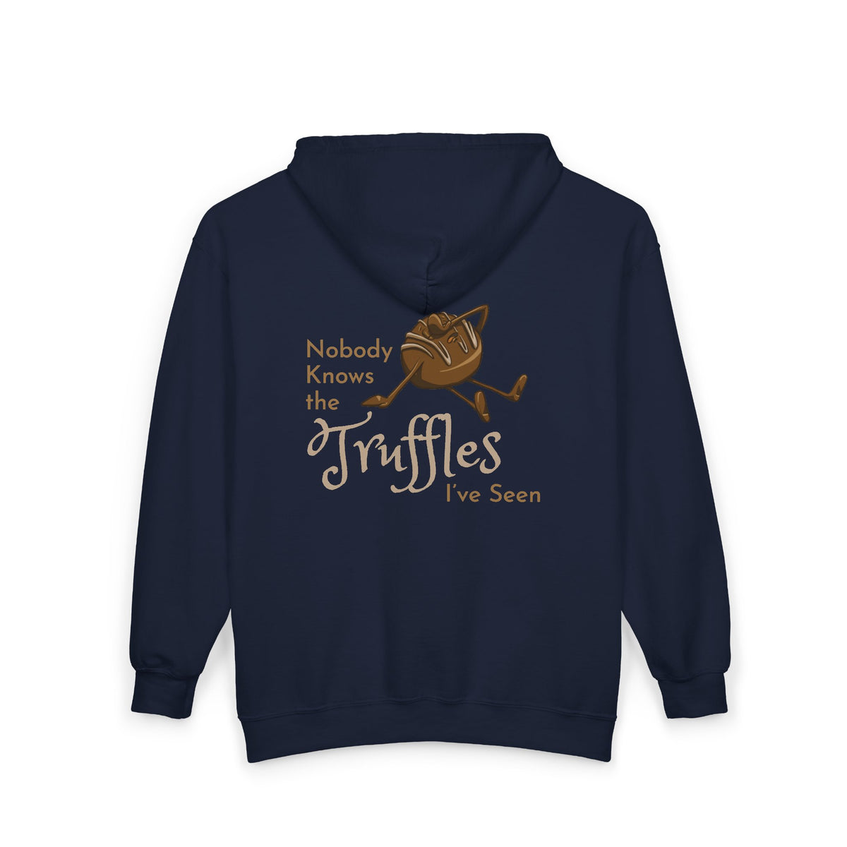 "Nobody Knows the Truffles I've Seen" Unisex Heavy Blend™ Full Zip Hooded Sweatshirt