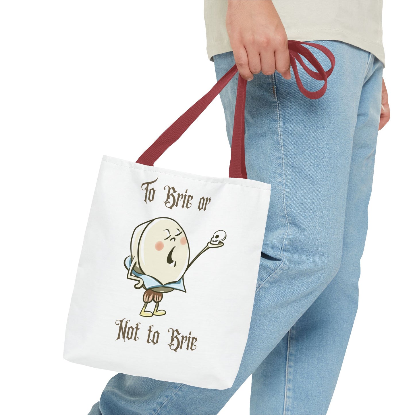 "To Brie or Not to Brie" Tote Bag