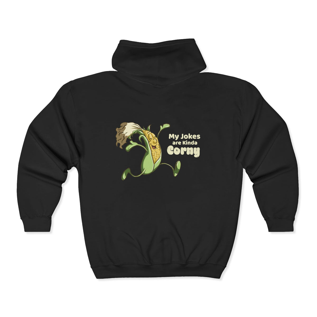 "My Jokes are Kinda Corny" Unisex Heavy Blend™ Full Zip Hooded Sweatshirt