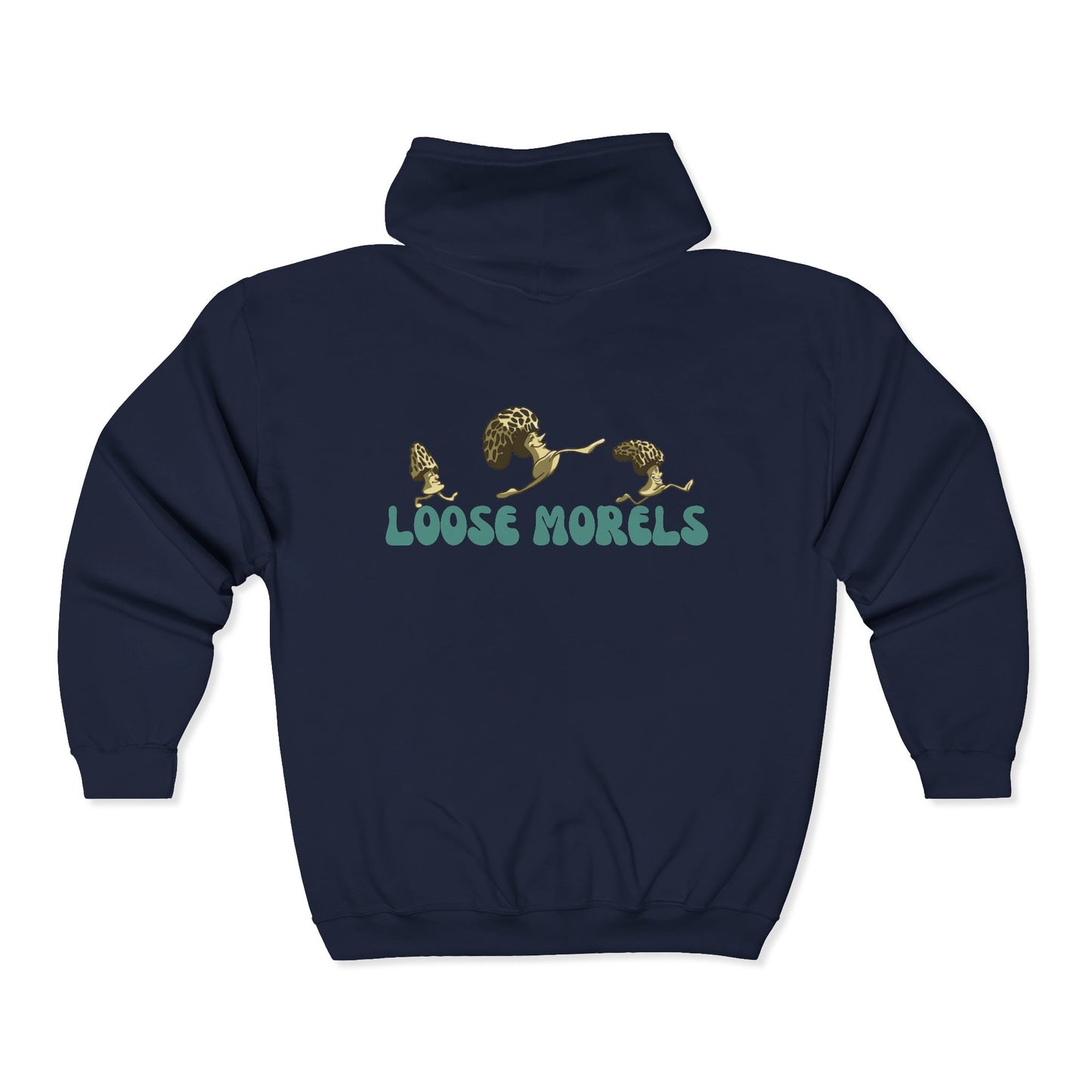 "Loose Morels" Unisex Heavy Blend™ Full Zip Hooded Sweatshirt