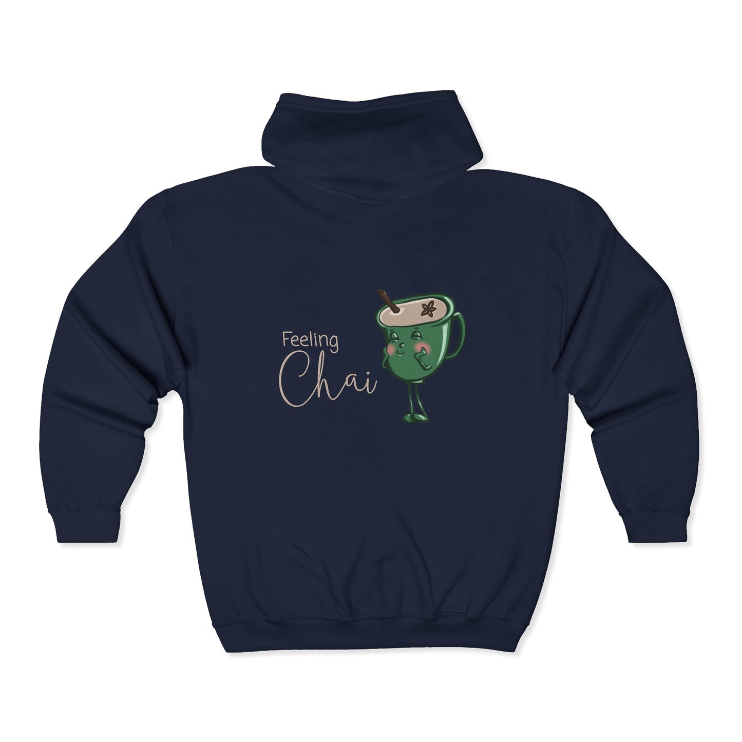 "Feeling Chai" Unisex Heavy Blend™ Full Zip Hooded Sweatshirt