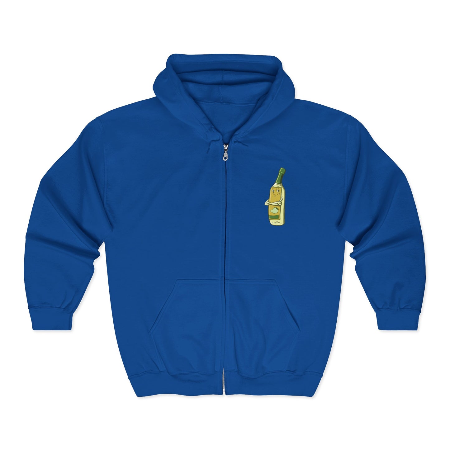 "I've Been Around the Blanc" Unisex Heavy Blend™ Full Zip Hooded Sweatshirt