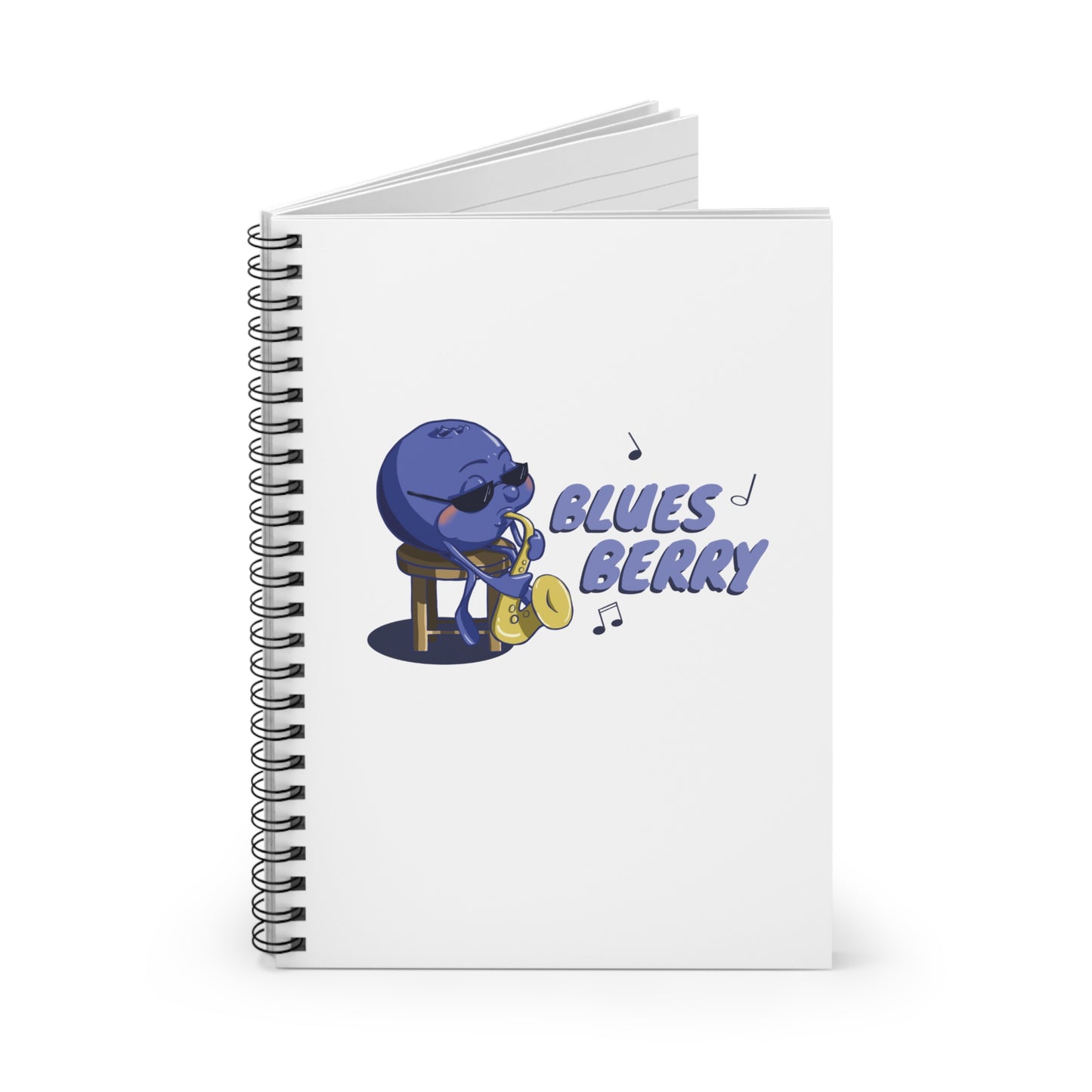 Blues Berry Spiral Journal