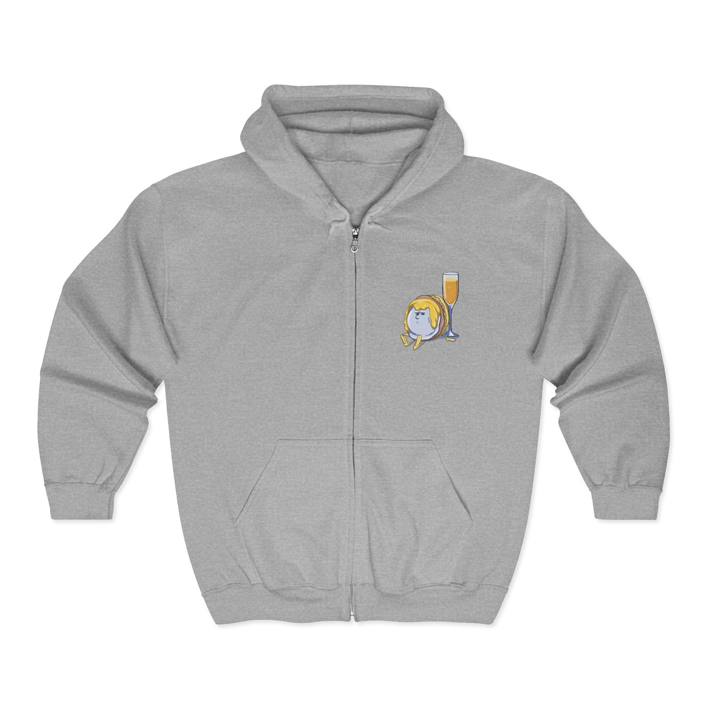"I Have Resting Brunch Face" Unisex Heavy Blend™ Full Zip Hooded Sweatshirt