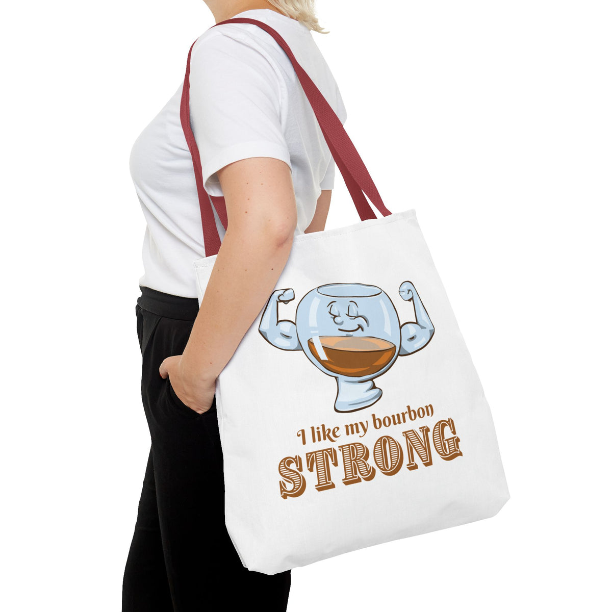 I Like My Bourbon Strong Tote Bag