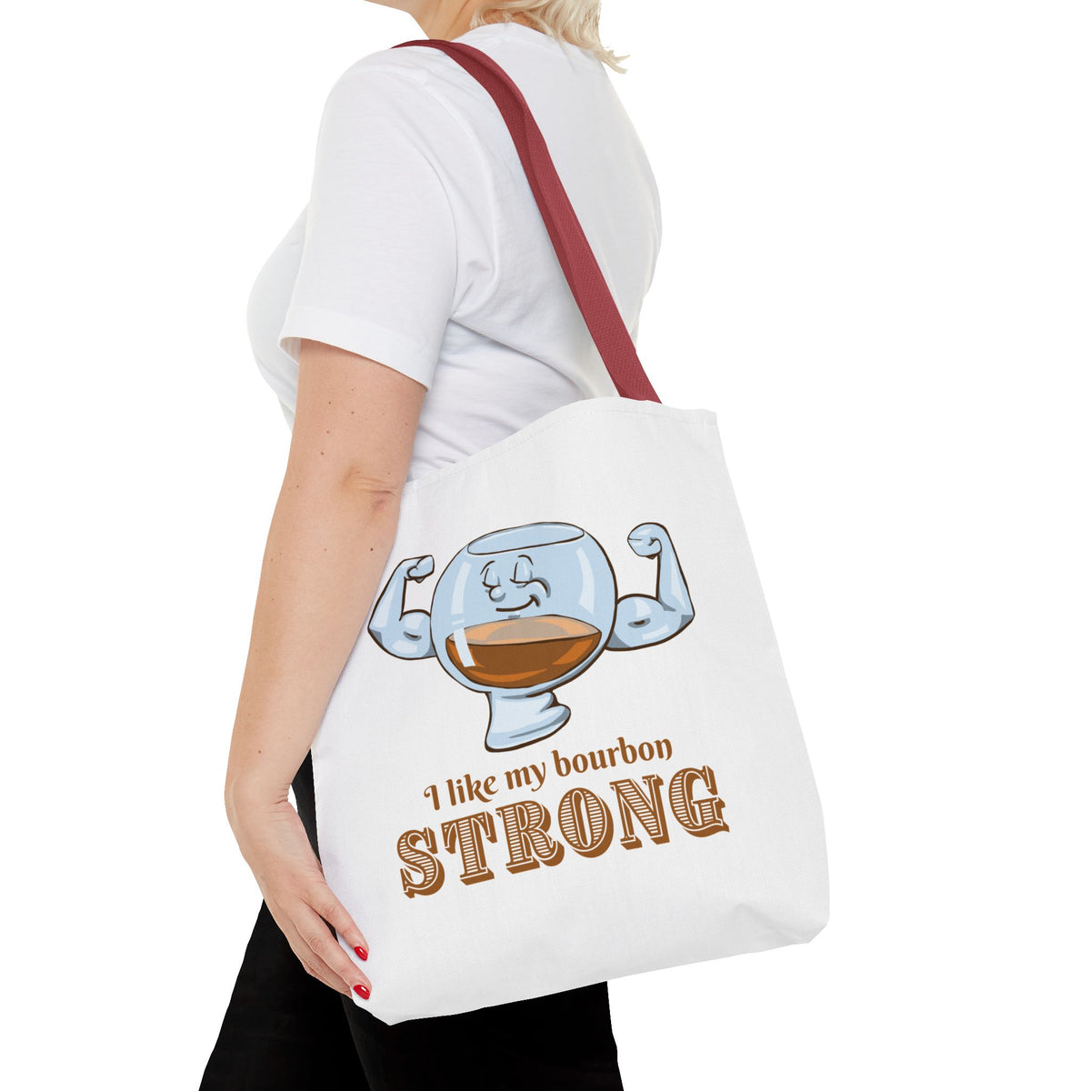 I Like My Bourbon Strong Tote Bag