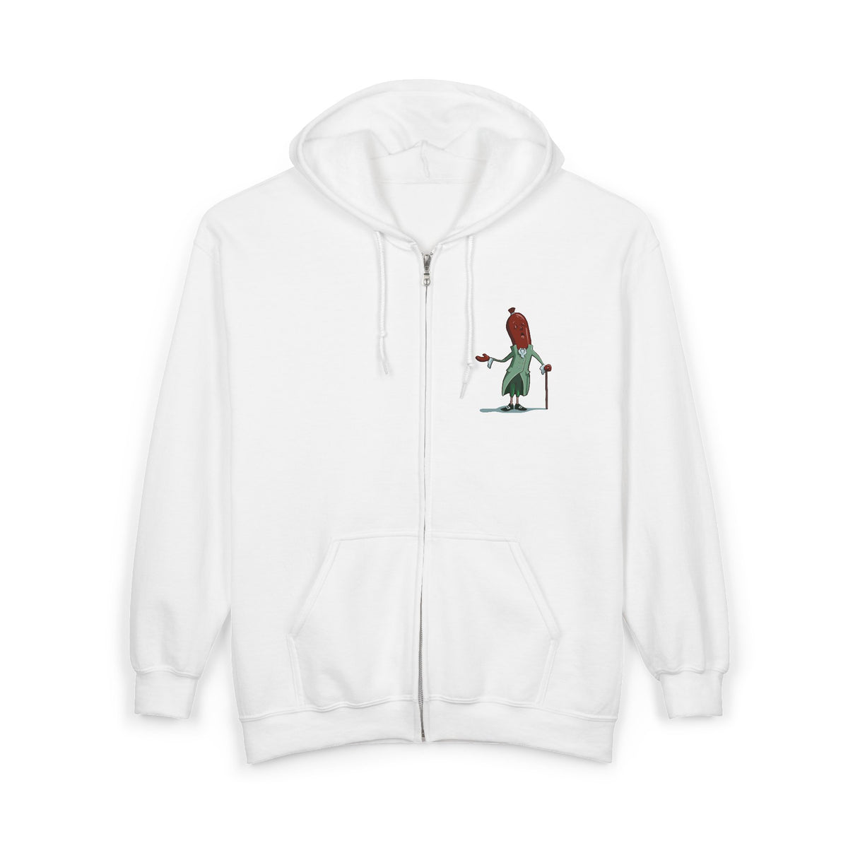 "It Was the Best of Times, It Was the Wurst of Times" Unisex Heavy Blend™ Full Zip Hooded Sweatshirt
